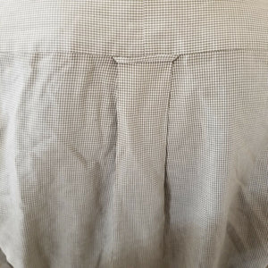 GANT Mens Brown Ivory Micro-Check Print Long Sleeve Button-Down Shirt 16 Neck 34
