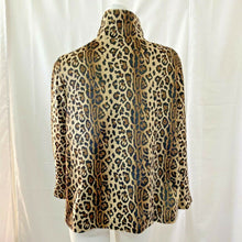 Load image into Gallery viewer, Jacklyn Smith Seas Women’s Animal Print Faux Fur Light Jacket Size Small