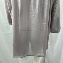 Load image into Gallery viewer, Prologue Womens Semi Sheer Long Sleeve Shimmer Blouse Size XL