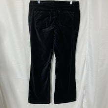 Load image into Gallery viewer, White House Black Market Blanc Womens Black Velour Boot Leg Pants Size 10S