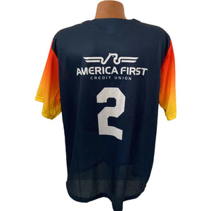 Las Vegas Aviators Baseball Jersey Mens XL Button Front Multicolor 51s Baseball