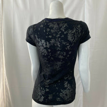 Load image into Gallery viewer, OP Womens Black and Blue Ying Yang Influenced Tshirt Juniors Medium 7