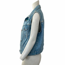 Load image into Gallery viewer, vintage 80s 90s Senor Frogs Cancun Mexico Denim Sleeveless Jean Jacket Vest XL