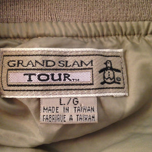 Grand Slam Tour Mens Gray Pullover Windbreaker Large