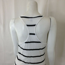 Load image into Gallery viewer, Victorias Secret Pink Blue and White Striped Racer Back Tank Top Small