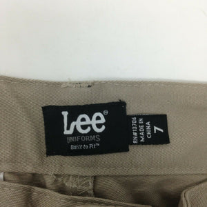 Lee Uniforms Womens Khaki Colored Work Pants 7