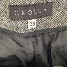 Load image into Gallery viewer, Crolla Shorts Tweed Gray Black Wool Womens 36 US 28