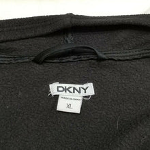 Load image into Gallery viewer, DKNY Fleece Sweat jacket Open Front Draped Womens Size XL