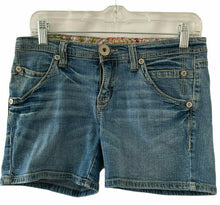 Load image into Gallery viewer, Jalate Womens Blue Denim Short Shorts Juniors Size 7