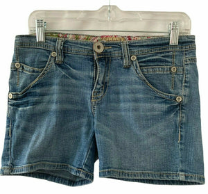 Jalate Womens Blue Denim Short Shorts Juniors Size 7