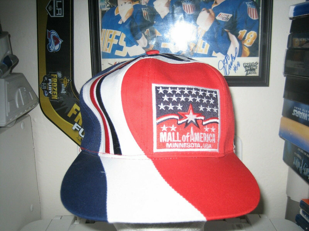 VINTAGE MALL OF AMERICA BASEBALL HAT CAP ADULT ONE SIZE MINNESOTA USA VTG 90S