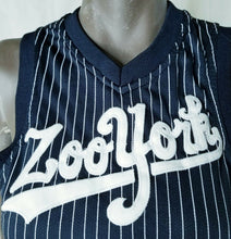 Load image into Gallery viewer, Zoo York Unbreakable Boys Navy Blue White Pin Striped Sleeveless Top Med 12 14