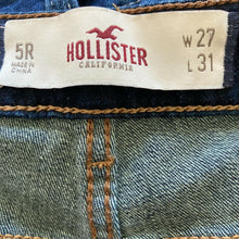 Load image into Gallery viewer, Hollister Jeans Womens Size 5R 27x31 Dark Wash Blue Stretch