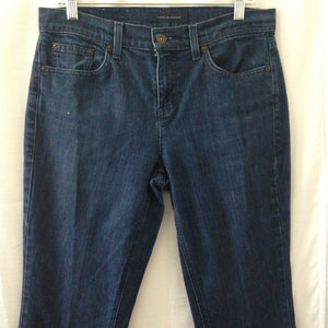 Tommy Hilfiger Womens Dark Rise Blue Jeans Size 10