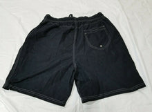 Load image into Gallery viewer, Winners Mens Black White Swim Trunks Size Large