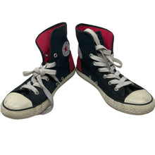 Load image into Gallery viewer, Converse Allstar Chuck Taylor High Tops Red Black Unisex Youth Size 3