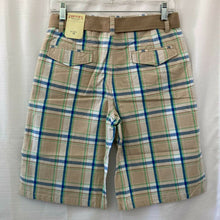 Load image into Gallery viewer, Carter&#39;s Watch The Wear Shorts Boys Plaid Boys Size 18 Light Brown Plaid