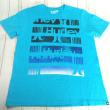 Load image into Gallery viewer, Hurley Womens Light Blue and White Tshirt Medium