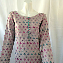 Load image into Gallery viewer, Vintage 80s Womens Multicolored Linen Blend Indian Kurta Medium-Large