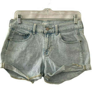 Womens Boyfriend Shorts Old Navy Light Wash Denim Short Shorts Size 2