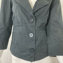 Load image into Gallery viewer, O&#39;neill Womens Black Button Front Light Jacket XL