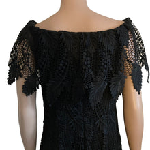 Load image into Gallery viewer, Adrianna Papell Shift Dress Womens Size 2 Black Lace Overlay New