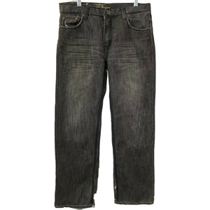 Reward Jeans Distressed Men’s Black Denim Size 34x32
