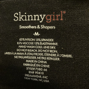 Skinny Girl Smoothers And Shapers Shorts Womens Medium Black