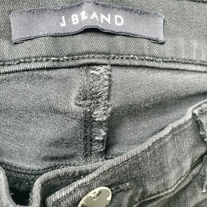 J Brand Maria Vanity Womens Black Stretch Black Denim Jeans Size 28