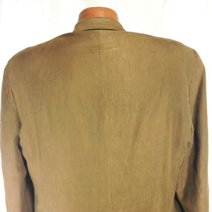 Halston Limited for Miltons Vintage Brown Suede Mens Sports Jacket Blazer L