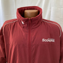 Load image into Gallery viewer, Oklahoma Sooners Micro Polar Fleece Red and White Jacket XL ncaa football