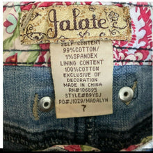 Load image into Gallery viewer, Jalate Womens Blue Denim Short Shorts Juniors Size 7