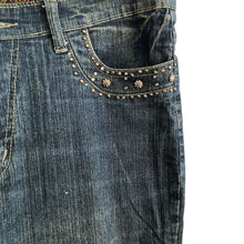 Load image into Gallery viewer, Daniel Jeans Womens Juniors Size 13 14 Beaded Embroidered Stretch