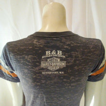 Load image into Gallery viewer, Harley Davidson Womens Gray and Orange Original 1983 T Shirt Small