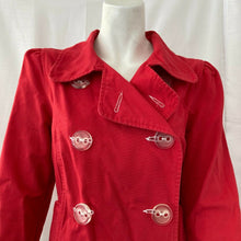 Load image into Gallery viewer, Periscope Womens Red Double Breasted Outdoor Jacket Size Medium