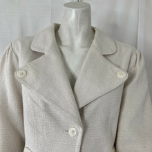 Load image into Gallery viewer, Mossimo Womens Off White Textured One Button Blazer Size Large