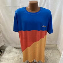 Load image into Gallery viewer, rare Ebay blue yellow orange shirt adult sz L employee open super soft ebay.com