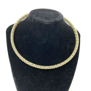 Unbranded Womens Gold Tone Necklace Choker