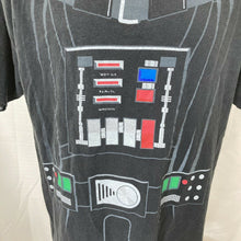 Load image into Gallery viewer, Star Wars Darth Vader Black T-shirt adult size Large sith empire chest plate pic
