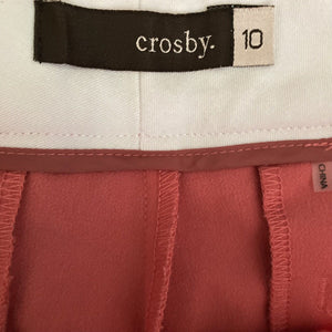 Crosby Shorts Bermuda Salmon Pink Womens Size 10