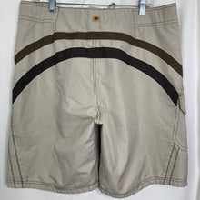 Load image into Gallery viewer, Defrost Board Shorts Surf Trunks Mens Large Beige Brown