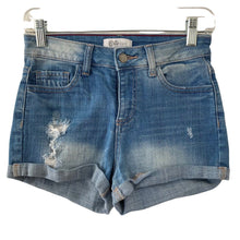 Load image into Gallery viewer, Cello Shorts Denim Distressed Light Wash Womens Small Blue Medium Light Wash
