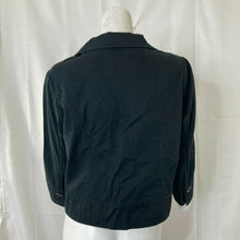 Load image into Gallery viewer, O&#39;neill Womens Black Button Front Light Jacket XL