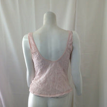 Load image into Gallery viewer, Delicates Womens Vintage Pink Lace Camisole Large