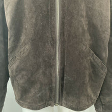 Load image into Gallery viewer, Vintage Jones New York Coat Jacket Brown Suede Faux Fur Lined Size Medium