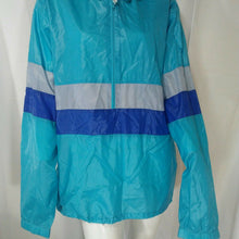 Load image into Gallery viewer, Buzzards Bay Vintage Womens Blue Half Zip Pullover Windbreaker Jacket Large