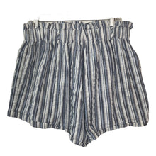 Load image into Gallery viewer, Shein Curve Shorts Womens 3XL Striped Blue White Paperbag Waist