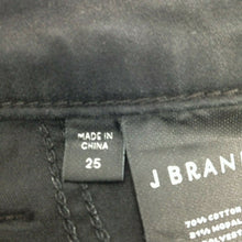 Load image into Gallery viewer, J Brand 485 Midrise Super Skinny Black Jeans JB001383 Size 25