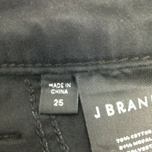 J Brand 485 Midrise Super Skinny Black Jeans JB001383 Size 25
