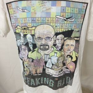 super rare 2012 Breaking Bad T-shirt XL cartoon anime tv series show meth saul